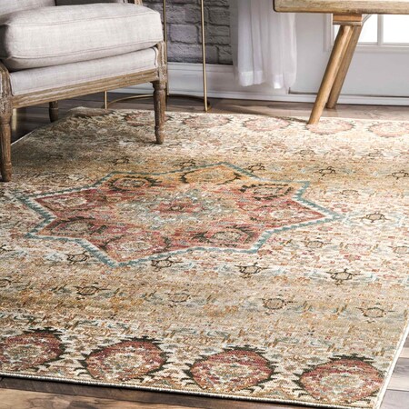 Nuloom Traditional Doreen Medallion Area Rug 7ft 10in x 11ft 2in OWMC04A-7100112